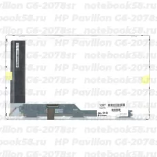 Матрица для ноутбука HP Pavilion G6-2078sr (1366x768 HD) TN, 40pin, Матовая