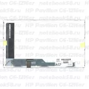 Матрица для ноутбука HP Pavilion G6-1216er (1366x768 HD) TN, 40pin, Матовая