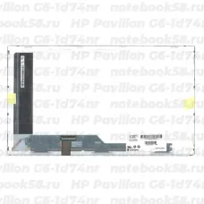 Матрица для ноутбука HP Pavilion G6-1d74nr (1366x768 HD) TN, 40pin, Матовая