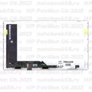 Матрица для ноутбука HP Pavilion G6-2023 (1366x768 HD) TN, 40pin, Матовая