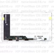 Матрица для ноутбука HP Pavilion G6-2197 (1366x768 HD) TN, 40pin, Матовая