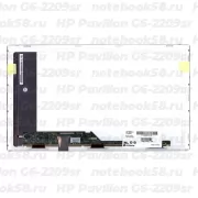 Матрица для ноутбука HP Pavilion G6-2209sr (1366x768 HD) TN, 40pin, Матовая