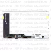 Матрица для ноутбука HP Pavilion G6-2225nr (1366x768 HD) TN, 40pin, Матовая