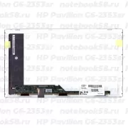 Матрица для ноутбука HP Pavilion G6-2353sr (1366x768 HD) TN, 40pin, Матовая