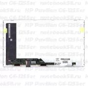 Матрица для ноутбука HP Pavilion G6-1255er (1366x768 HD) TN, 40pin, Матовая