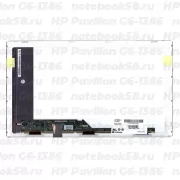 Матрица для ноутбука HP Pavilion G6-1386 (1366x768 HD) TN, 40pin, Матовая