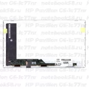 Матрица для ноутбука HP Pavilion G6-1c77nr (1366x768 HD) TN, 40pin, Матовая