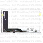 Матрица для ноутбука HP Pavilion DV6-3024 (1366x768 HD) TN, 40pin, Матовая