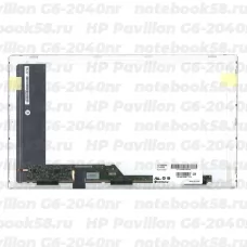 Матрица для ноутбука HP Pavilion G6-2040nr (1366x768 HD) TN, 40pin, Глянцевая