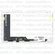 Матрица для ноутбука HP Pavilion G6-2206er (1366x768 HD) TN, 40pin, Глянцевая