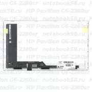 Матрица для ноутбука HP Pavilion G6-2280sr (1366x768 HD) TN, 40pin, Глянцевая
