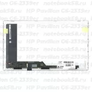 Матрица для ноутбука HP Pavilion G6-2339er (1366x768 HD) TN, 40pin, Глянцевая