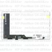 Матрица для ноутбука HP Pavilion G6-2354sr (1366x768 HD) TN, 40pin, Глянцевая