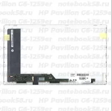 Матрица для ноутбука HP Pavilion G6-1259er (1366x768 HD) TN, 40pin, Глянцевая