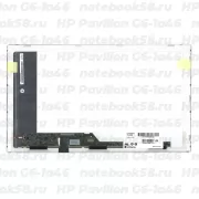 Матрица для ноутбука HP Pavilion G6-1a46 (1366x768 HD) TN, 40pin, Глянцевая