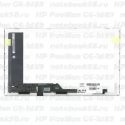 Матрица для ноутбука HP Pavilion G6-1d89 (1366x768 HD) TN, 40pin, Глянцевая