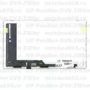 Матрица для ноутбука HP Pavilion DV6-3181nr (1366x768 HD) TN, 40pin, Глянцевая