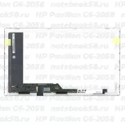 Матрица для ноутбука HP Pavilion G6-2058 (1366x768 HD) TN, 40pin, Матовая