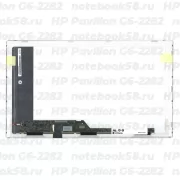 Матрица для ноутбука HP Pavilion G6-2282 (1366x768 HD) TN, 40pin, Матовая