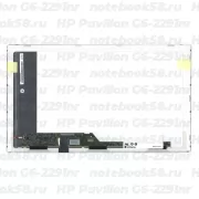 Матрица для ноутбука HP Pavilion G6-2291nr (1366x768 HD) TN, 40pin, Матовая