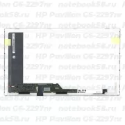 Матрица для ноутбука HP Pavilion G6-2297nr (1366x768 HD) TN, 40pin, Матовая