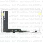 Матрица для ноутбука HP Pavilion G6-2307sr (1366x768 HD) TN, 40pin, Матовая