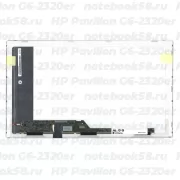 Матрица для ноутбука HP Pavilion G6-2320er (1366x768 HD) TN, 40pin, Матовая