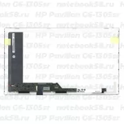 Матрица для ноутбука HP Pavilion G6-1305sr (1366x768 HD) TN, 40pin, Матовая