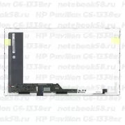 Матрица для ноутбука HP Pavilion G6-1338er (1366x768 HD) TN, 40pin, Матовая