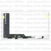 Матрица для ноутбука HP Pavilion DV6-3050er (1366x768 HD) TN, 40pin, Матовая