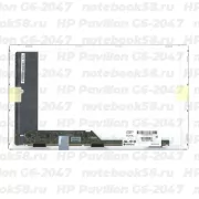 Матрица для ноутбука HP Pavilion G6-2047 (1366x768 HD) TN, 40pin, Глянцевая