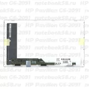 Матрица для ноутбука HP Pavilion G6-2091 (1366x768 HD) TN, 40pin, Глянцевая