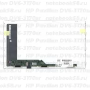 Матрица для ноутбука HP Pavilion DV6-3170sr (1366x768 HD) TN, 40pin, Глянцевая