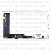 Матрица для ноутбука HP Pavilion G6-2016 (1366x768 HD) TN, 40pin, Матовая