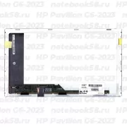 Матрица для ноутбука HP Pavilion G6-2023 (1366x768 HD) TN, 40pin, Матовая