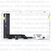 Матрица для ноутбука HP Pavilion G6-2040nr (1366x768 HD) TN, 40pin, Матовая