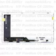 Матрица для ноутбука HP Pavilion G6-2201er (1366x768 HD) TN, 40pin, Матовая