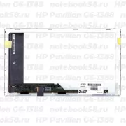 Матрица для ноутбука HP Pavilion G6-1388 (1366x768 HD) TN, 40pin, Матовая