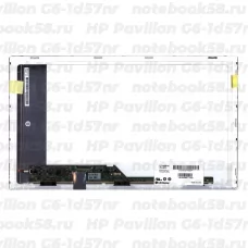 Матрица для ноутбука HP Pavilion G6-1d57nr (1366x768 HD) TN, 40pin, Матовая