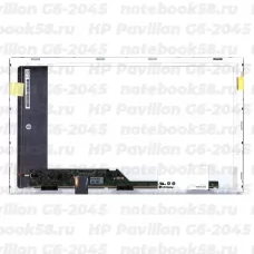 Матрица для ноутбука HP Pavilion G6-2045 (1366x768 HD) TN, 40pin, Матовая