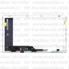 Матрица для ноутбука HP Pavilion G6-2058 (1366x768 HD) TN, 40pin, Матовая