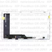 Матрица для ноутбука HP Pavilion G6-2061 (1366x768 HD) TN, 40pin, Матовая