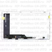 Матрица для ноутбука HP Pavilion G6-2172 (1366x768 HD) TN, 40pin, Матовая