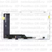 Матрица для ноутбука HP Pavilion G6-2220 (1366x768 HD) TN, 40pin, Матовая