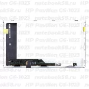 Матрица для ноутбука HP Pavilion G6-1023 (1366x768 HD) TN, 40pin, Матовая