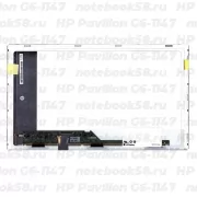 Матрица для ноутбука HP Pavilion G6-1147 (1366x768 HD) TN, 40pin, Матовая