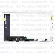 Матрица для ноутбука HP Pavilion G6-1287 (1366x768 HD) TN, 40pin, Матовая