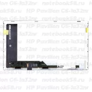 Матрица для ноутбука HP Pavilion G6-1a32nr (1366x768 HD) TN, 40pin, Матовая