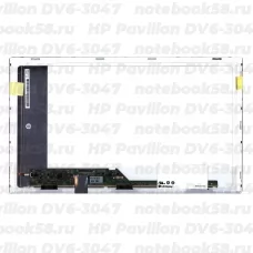 Матрица для ноутбука HP Pavilion DV6-3047 (1366x768 HD) TN, 40pin, Матовая