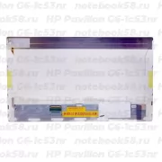 Матрица для ноутбука HP Pavilion G6-1c53nr (1366x768 HD) TN, 40pin, Глянцевая